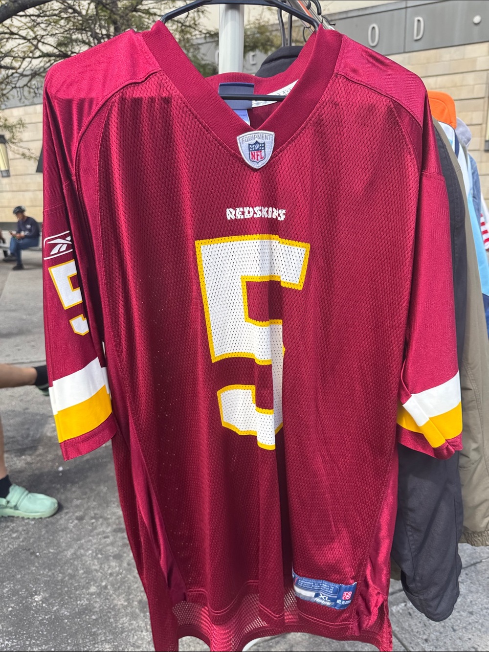 NFL Burgundy Washington Redskins #5 Football Jersey with White and Gold Accents